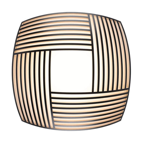 Kuulto 9100 wooden ceiling light 52 cm, stylish design with warm light and sculptural form.