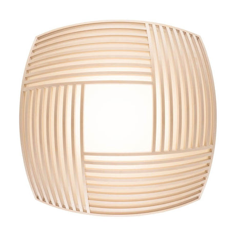 Kuulto 9100 wooden ceiling light 52 cm with sculptural form and warm appearance.