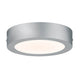 Deckenleuchte Lunar LED Panel Ø 17cm Warmweiß Alu – modernes Design mit gleichmäßiger Lichtverteilung.