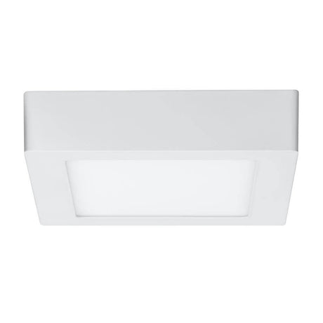 Deckenleuchte Lunar LED Panel 11,1W Weiß Alu mit modernem, flachem Design und gleichmäßiger Lichtverteilung.