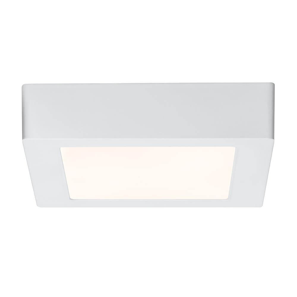 Deckenleuchte Lunar LED Panel 11,1W Weiß Alu mit modernem, flachem Design und gleichmäßiger Lichtverteilung.