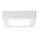 Deckenleuchte Lunar LED Panel 11,1W Weiß Alu mit modernem, flachem Design und gleichmäßiger Lichtverteilung.