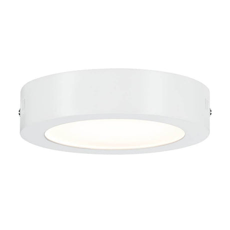 Deckenleuchte Lunar LED Panel 11W Weiß Alu mit flachem Design und gleichmäßiger Lichtverteilung