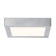 Deckenleuchte Lunar LED Panel 15,4W 1140lm Alu - modernes und flaches Design mit gleichmäßiger Lichtverteilung.