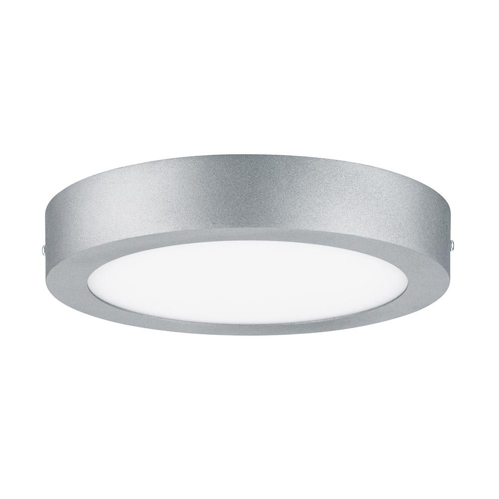 Moderne Deckenleuchte Lunar LED Panel 15,4W in Aluminium mit elegantem Design und gleichmäßiger Lichtverteilung.