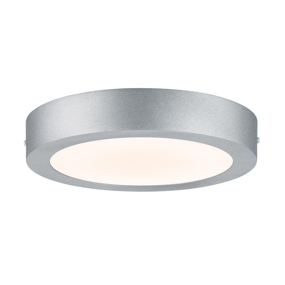 Moderne Deckenleuchte Lunar LED Panel 15,4W aus Aluminium mit flachem Design und gleichmäßiger Lichtverteilung.