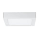 Deckenleuchte Lunar LED Panel 15,4W Weiß Alu mit flachem Aufbau und gleichmäßiger Lichtverteilung.