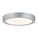 Deckenleuchte Lunar LED Panel Ø 30cm 17,2W Alu in modernem Design und flachem Aufbau.