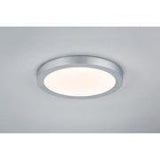 Deckenleuchte Lunar LED Panel Ø 30cm 17,2W Alu in modernem Design, flach und lichtverteilend.