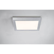 LED Deckenlampe Lunar 30x30cm Alu – moderne Deckenleuchte mit flachem Design und gleichmäßiger Lichtverteilung.