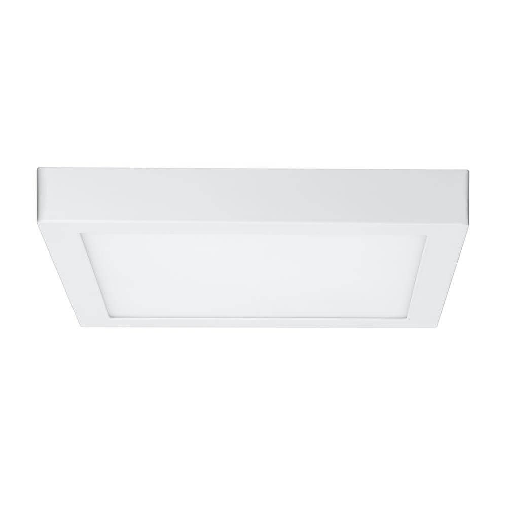 Deckenleuchte Lunar LED Panel 17,2W Weiß Alu, modernes flaches Design mit gleichmäßiger Lichtverteilung.