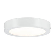 Plafonnier Lunar LED Panel 17W blanc en aluminium avec montage plat et répartition homogène de la lumière.