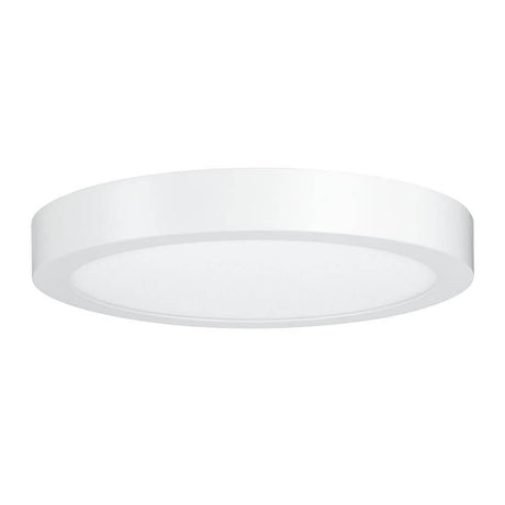 Deckenleuchte Lunar LED Panel 20W Weiß Alu mit modernem, flachem Design und gleichmäßiger Lichtverteilung.