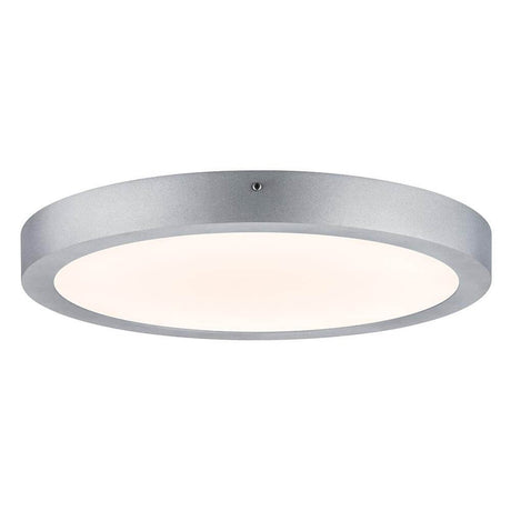 Deckenleuchte Lunar LED Panel 21,8W Alu in modernem, flachem Design mit gleichmäßiger Lichtverteilung.