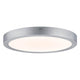 Deckenleuchte Lunar LED Panel 21,8W Alu in modernem, flachem Design mit gleichmäßiger Lichtverteilung.