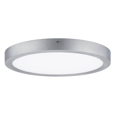 Deckenleuchte Lunar LED Panel 21,8W Alu in modernem Design mit flachem Aufbau und gleichmäßiger Lichtverteilung.