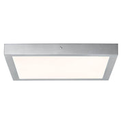 LED Panneau 40x40 cm Lunar 21,8 W Alu - plafonnier et applique murale moderne pour une répartition harmonieuse de la lumière.