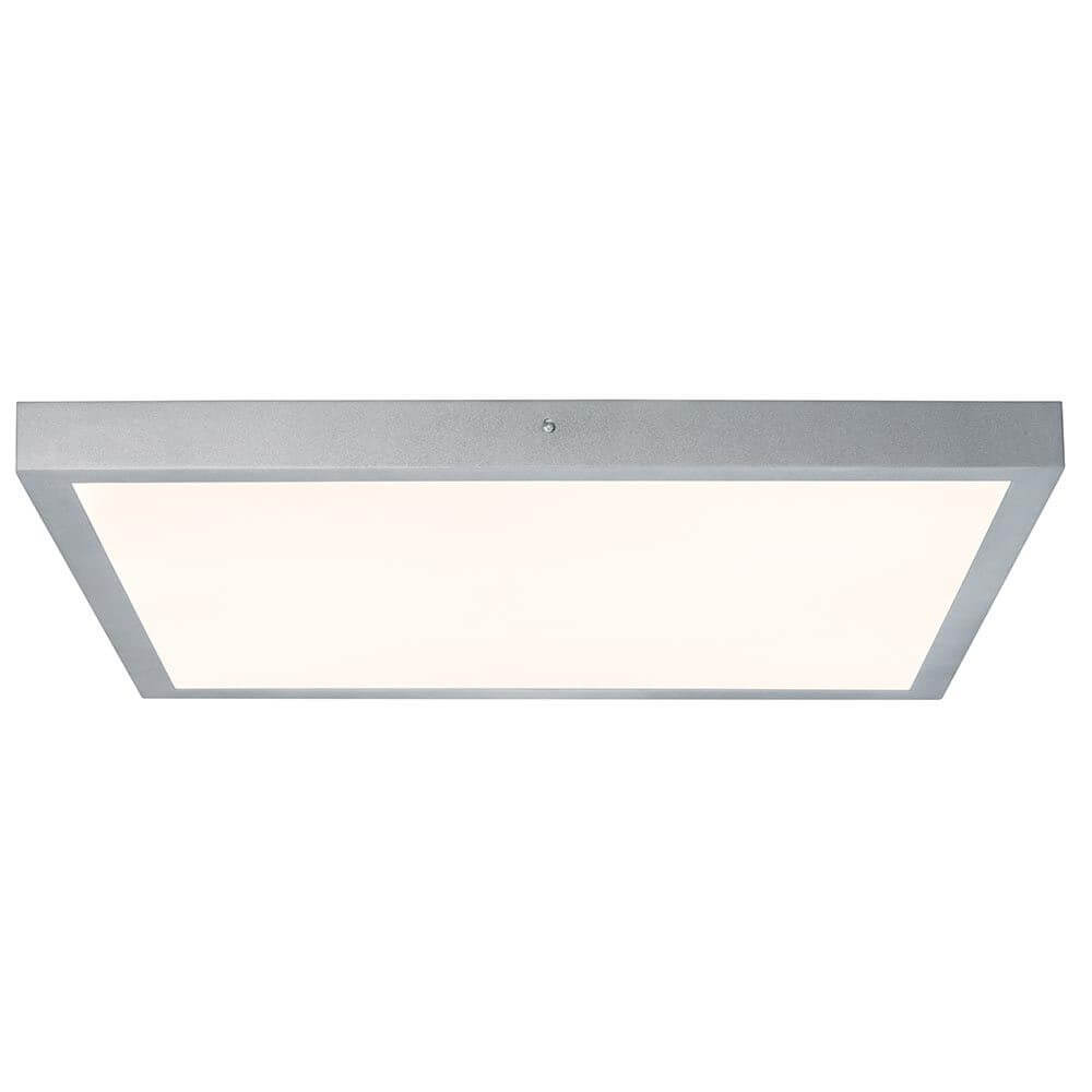 Deckenleuchte Lunar LED Panel 27,4W Alu in modernem Design mit flachem Aufbau und gleichmäßiger Lichtverteilung.