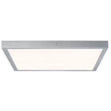 Taklampe Lunar LED-panel 27,4W i aluminium i moderne design med flat konstruksjon og jevn lysfordeling.