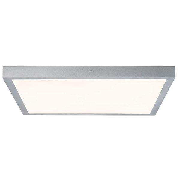 Deckenleuchte Lunar LED Panel 27,4W Alu in modernem Design mit flachem Aufbau und gleichmäßiger Lichtverteilung.