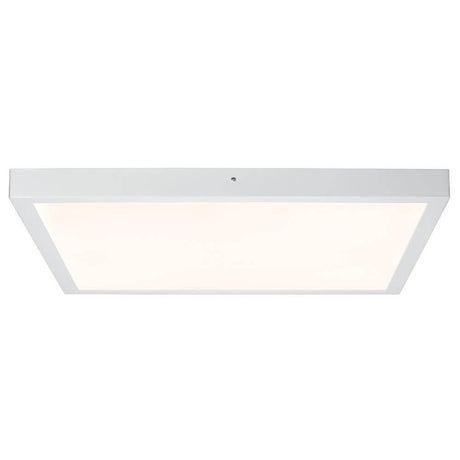 Deckenleuchte Lunar LED Panel 27,4W Weiß Alu in moderner, flacher Bauweise mit gleichmäßiger Lichtverteilung.