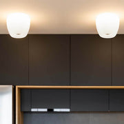 Casablanca Deckenleuchte Mara Ø 22cm mit Glasschirm, bündig an der Decke montiert, modernes Licht für Küche oder Wohnraum