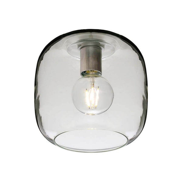 Casablanca Deckenleuchte Murea Ø 25cm - moderne, stilvolle Leuchte mit klarem Glasdesign und runder Form.