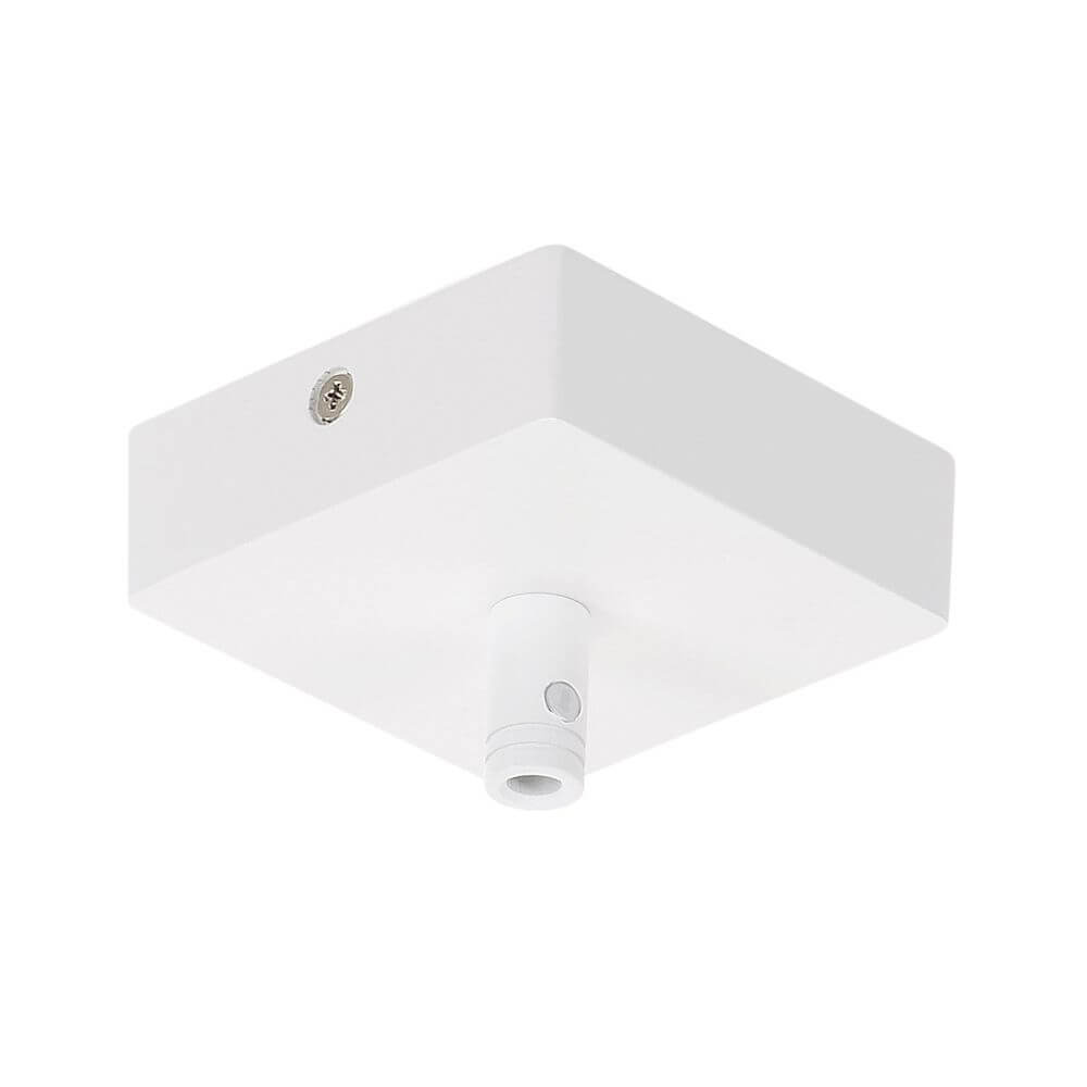 Tak Rosette Glenos White 8 5x8 5x2 7cm med töjningsavlastning