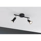 Deckenstrahler Carolina 2-flammig Anthrazit, Chrom mit modernem Design und flexibler Lichtgestaltung.