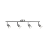 Spotlight a soffitto Carolina a 4 fiamme Chrome, nichel