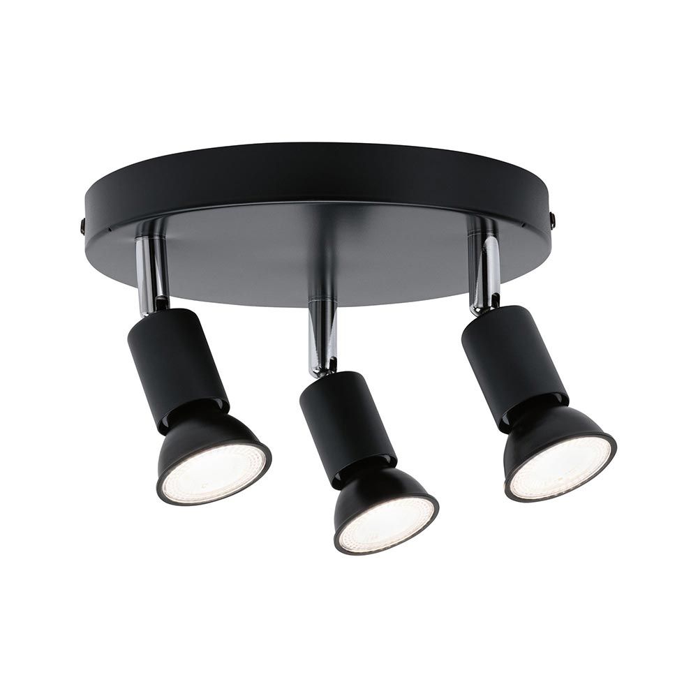 Plafond Spotlight Carolina 3-Flame Dark, Chrome