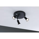 Plafond Spotlight Carolina 3-Flame Dark, Chrome