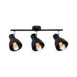 Ceiling radiator Davy 3-flame black