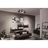 Ceiling radiator Davy 3-flame black