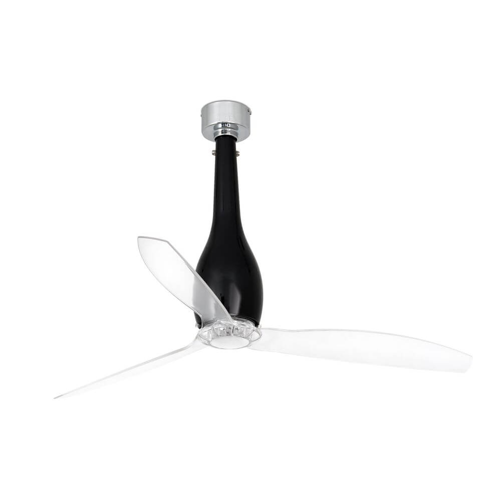 Deckenventilator ETERFAN Schwarz, Transparent