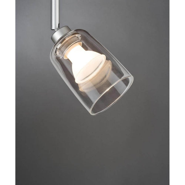 DecoSystems skærm Rado Klar max. 50W, elegant fuldglasskærm for lavt blændingslys og en hyggelig atmosfære.