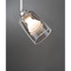 DecoSystems Schirm Rado Klar max. 50W, eleganter Vollglasschirm für blendarmes Licht und gemütliche Atmosphäre.