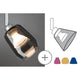 DecoSystems Schirm Vento Rauch max. 50W – Moderne Deckenlampe mit dekorativem Glasdesign.