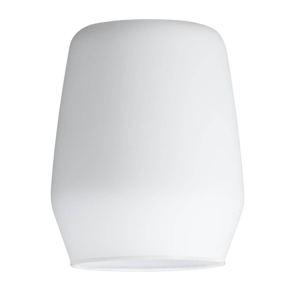DecoSystems Schirm Vento Satin max. 50W - Hochwertiger Vollglassschirm für blendarmes Licht und gemütliche Atmosphäre.
