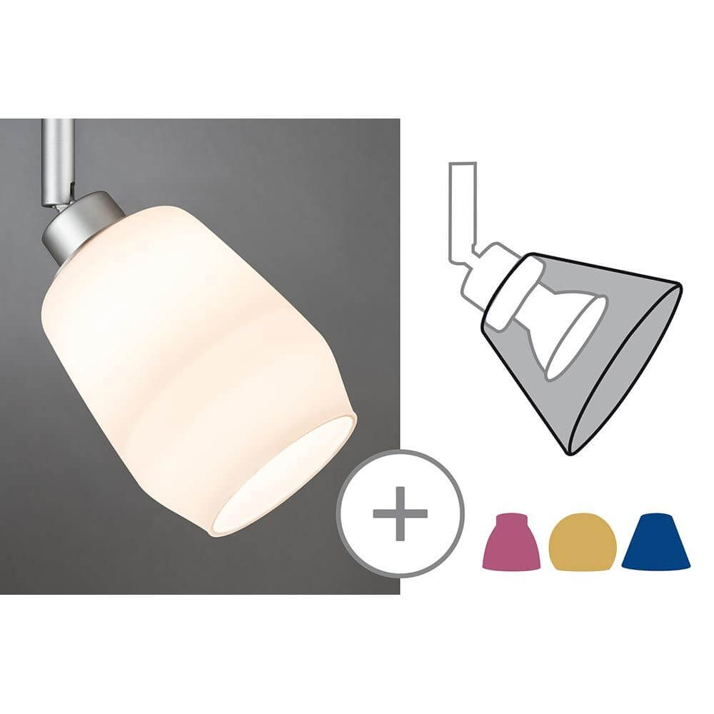 DecoSystems Schirm Vento Satin max. 50W - eleganter, mattweißer Lampenschirm für dekorative Beleuchtung.