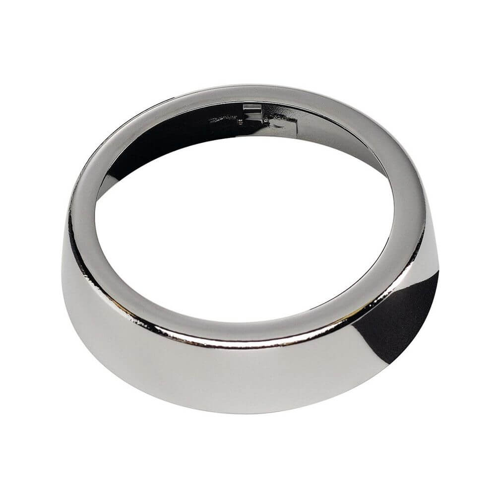 Decoring 51mm für GU10 Chrom - verchromter Dekoring für GU10 oder MR16 Halogenleuchtmittel.