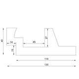 Dekor-Profil M Stuckleiste 1,2 m indirekt Wand oder Decke skapetze®