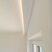 Dekor-Profil S 6cm Stuckleiste 1,2 m indirekt Wand oder Decke für elegante LED-Lichtakzente an Wand und Decke