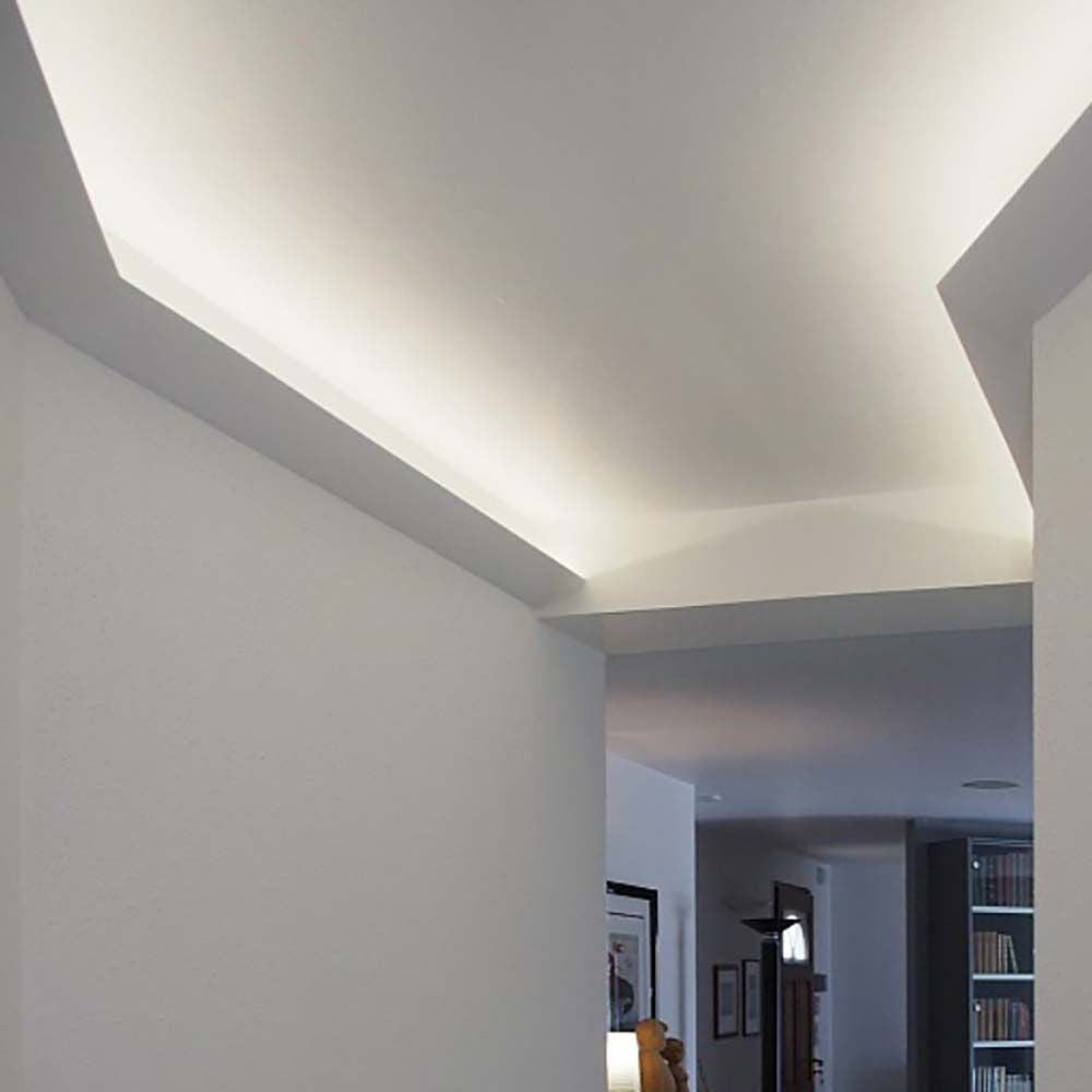 Profilo di arredamento S 6cm Striscia in stucco 1,2 M parete indiretta o soffitto