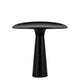 Design Tischlampe Shelter Ø 41cm Schwarz - elegante Tischlampe mit konisch geformtem Fuß und abgerundetem Schirm.