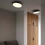 Moderne Deckenleuchten in einem stilvollen Raum mit Holzschrank und elegantem Interieur.