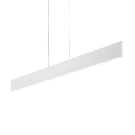 Desk LED-pendelarmatuur 2100 lm wit - slank, elegant design in mat wit aluminium.