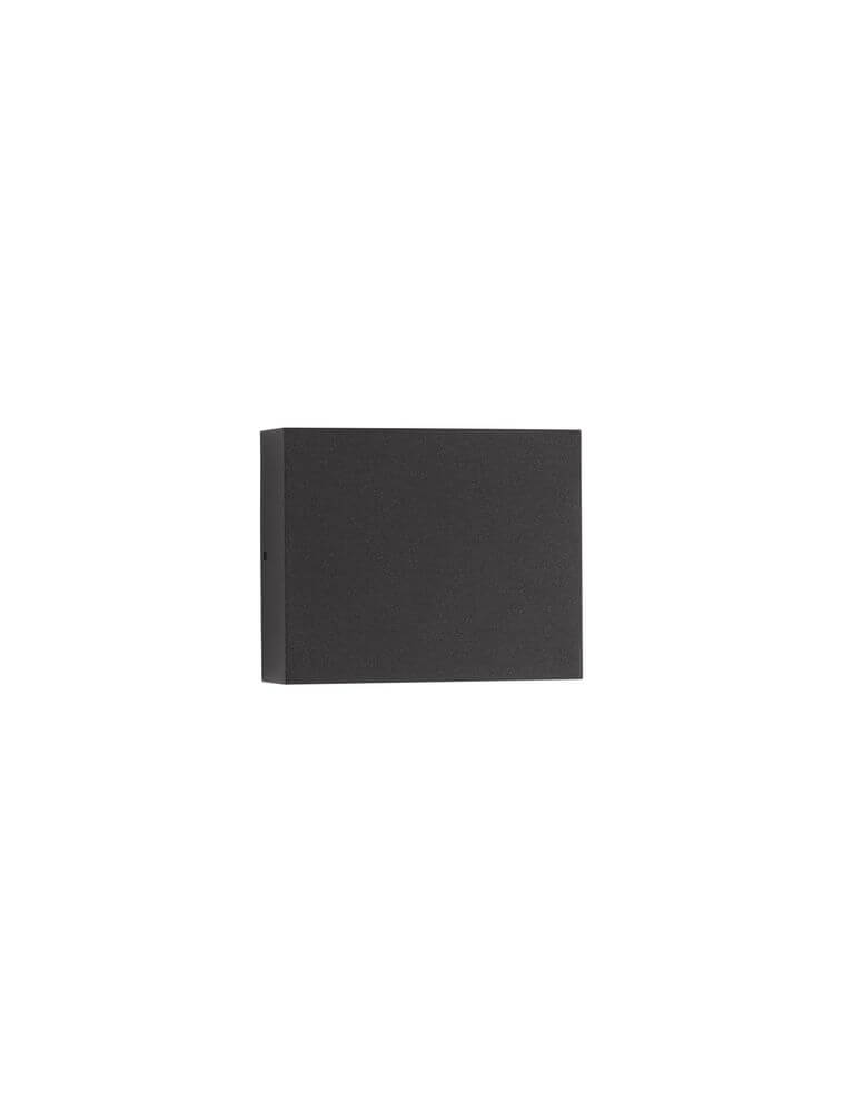 Dewi LED Außenwandleuchte 3000K Anthrazit IP65 in elegantem, kubischen Design.