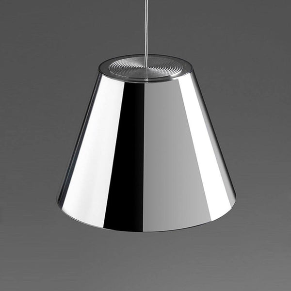 Rotaliana Dina LED-Pendelleuchte Ø 20cm Chrom in modernem, glänzendem Design, ideal für stilvolle Innenräume.