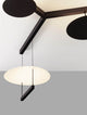 Diona LED Deckenleuchte 3-flammig 3000K Schwarz, Weiß mit modernem Design und elegantem Licht.
